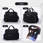 Mamas Ready Changing Bag. Nappy Bag With Portable Changing Mat Black Colour