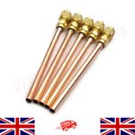 5Pcs Refrigerant Charging Valve AC Welding One Way Service Fill Valve Set