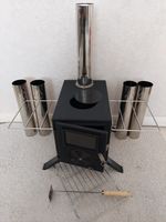 WOOD BURNING STOVE camping, tent , shed , garage,trailer, motorhome1