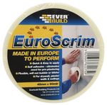 EuroScrim Self Adhesive Scrim Tape High Tack Adhesive Off White 48mm x 90m