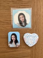 Illit Official Yunah Japan Import 2x Can Badge Stickers Sweet Cozy Time Lottery