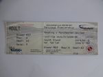 Ticket Stub - READING V MANCHESTER UNITED PREMIER LEAGUE - 2006-07