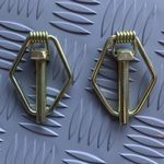 8mm Safety Linch pins,  Safety Lynch pins.  pair.