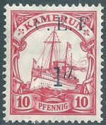 CAMEROON EXPEDITIONARY FORCE WW1 British Occupation mint 1d SG B3
