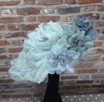 Large Couture Millinery Women's Hat in Pastel Aqua Colour  (Royal Ascot Hat)