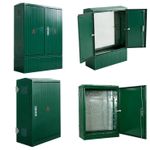 GRP Electrical Enclosure Waterproof Kiosk Cabinet Meter Box 450/900/1150/1400mm