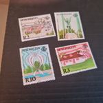 SEYCHELLES 1987 SG 667-670 10TH ANNIV OF LIBERATION MNH