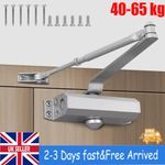 45-65KG Heavy Duty FIRE Rated Overhead Door Closer Opener Adjustable Soft Close