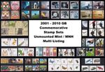 2001-2010 GB Commemorative Stamp Sets UM MNH - Multi Listing