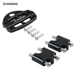 Handlebar Clamp + Riser Mount Clamps For Yamaha Raptor 700 700R 2013-2025 Black