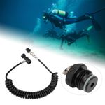 Aluminium Air Coil Remote Corrugated Connecting Hose for 3000psi Pressure Gauge