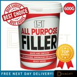 FILLER WHITE SMOOTH ALL PURPOSE GAP FILLER FOR WALLS INTERIOR EXTERIOR USE 600G 