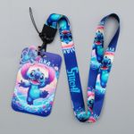 Cute Stitch Angel Lanyard Neck Strap Phone Key ID Cards Holder Cover Hang Ropes