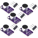 5PCS MAX4466 Electret Microphone Amplifier Module Adjustable Gain Breakout Board