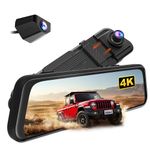 WolfBox M40lite 4K 10" Dash Cam With Touch Screen, G-sensor, Loop Recording