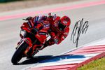 A3 A4 Framed Photo Signed By Francesco "Pecco" Bagnaia Motorcycle Racing Legend