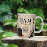 Hajj Mubarak Personalised Mug-Add Custom Name, Gift Idea