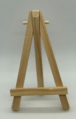 Wooden Mini Easel - 12.5cm display canvas art craft - Sports Trading Card stand