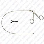 SS Cystoscopy Flexible Forceps Grasping Or Biopsy Double Action Jaws 4 Fr 60cm