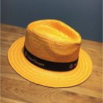 Veuve Clicquot Champagne PANAMA Style BOATER Hat One Size Approx 57 cms New