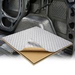 Car Sound Deadening Mat 2mm 19 Sheets 25cm x20cm (10sqft) Butyl Noise Insulation
