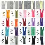 No.3 Continuous zip AUTO LOCK Sliders"32 COLOURS" CUSHIONS 10/25/50 METRES  UK