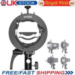 Godox S2 Flash Bracket S-type Bowens Holder For Godox V1 V100 AD200Pro AD100Pro