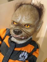 LIFESIZE BABY WEREWOLF PUP BABY HALLOWEEN HORROR PROP DOLL - VERY REALISTIC
