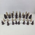 Alice In Wonderland Chess Set Collectible Board Game Pieces Vintage Flaws Rare