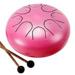 6 Inch 8 Tone Rain Drum Outdoor Chakra Drum Garden Instrument Rain Drum8101