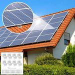 8Pcs Lightweight Bracket Set for Solar Panel Roof Mount Wall Mount Construction