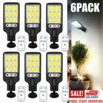 6000W Solar PIR Motion Sensor Street Wall Security Lights Outdoor Garden Lamp UK