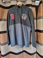 NBA Chicago Bulls  Varsity Hoodie Mens Size Large Two Tone Grey Big Spellouts
