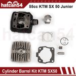 Cylinder Barrel Kit KTM SX50 SX 50 Air Cooled with Piston Head Gaskets JR/SR AC