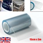 3m x 15cm Clear Paint Protection Film Vinyl Wrap Self Adhesive For Car Bike