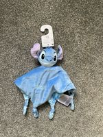 Primark Disney Stitch Blue Soother Baby Comforter Blanket Cuddle Cloth Toy