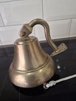 Brass Wall Mounted Bell With Rope