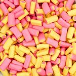 Rhubarb & Custard Foam Sweets - from Giant Bradley's Sweet Shop