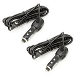2X Universal Car Charger 12v to 5v Power Lead Mini USB Dash Cam Charging Cable