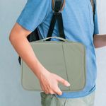 Portable Durable Nylon Tablet Bag with Handle for Storage and Laptop Protection