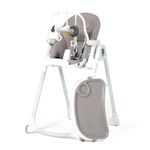 3-in-1 High Chair for Baby Kids Seat Highchair with Activity Toys - Grey/ White