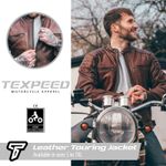 Leather Motorbike Motorcycle Jacket With Genuine CE Protective Biker Armour