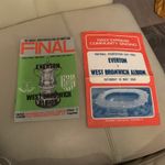 FA CUP FINAL PROGRAMME 1968 Everton v West Brom plus extra