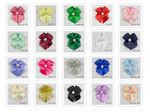 Satin Ribbon Bows With Pearl Bead 15 50 or 100