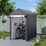 Storage Shed Equipment Tools Shelter Cover Bicycle Scooter Rain Proof Porch Kit