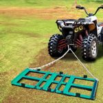 Heavy Duty Tow Behind Drag Harrow for ATV/UTV/Tractor Gravel Lawn Field 72*20''
