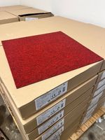 Red Carpet Tiles 5sqm Box Heavy Duty Commercial Office Flooring Squares
