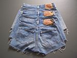 LEVIS 501 SHORTS A GRADE DENIM HIGH WAISTED SIZES 6 -20 6K SALES  FAST FREE P&P