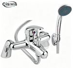Luxury Bathroom Chrome Sink Bath Filler Tap Shower Mixer Taps with Hand Held Set