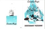 1967 Canadian Pacific Empress of Canada Ship Entertainment Program Vintage